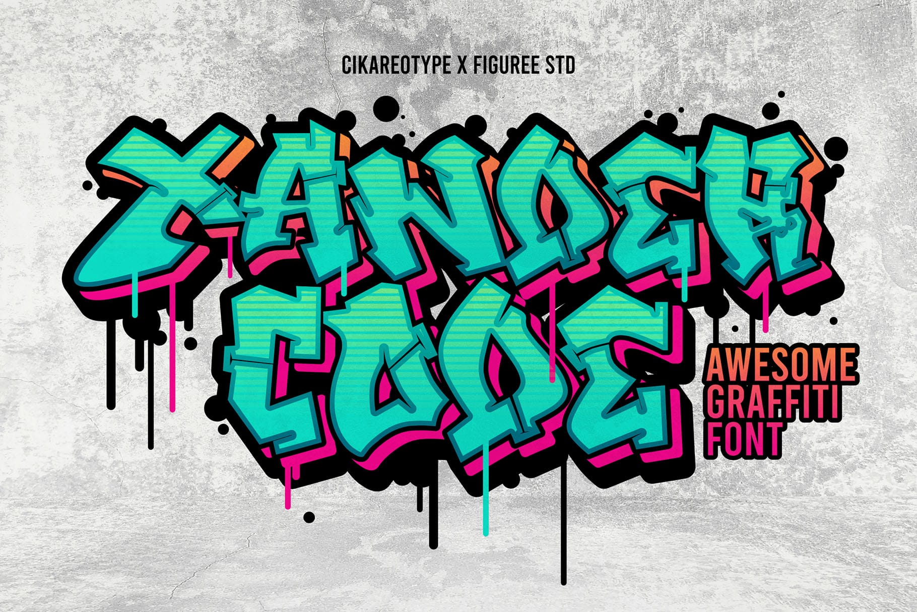 Xandercode - Awesome Graffiti Font