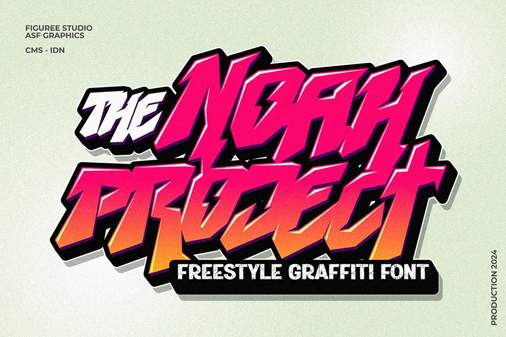 Noah Project - Freestyle Graffiti Font